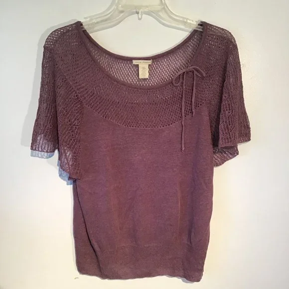 White + Warren Linen Short Sleeve Top Size S - Picture 10 of 15